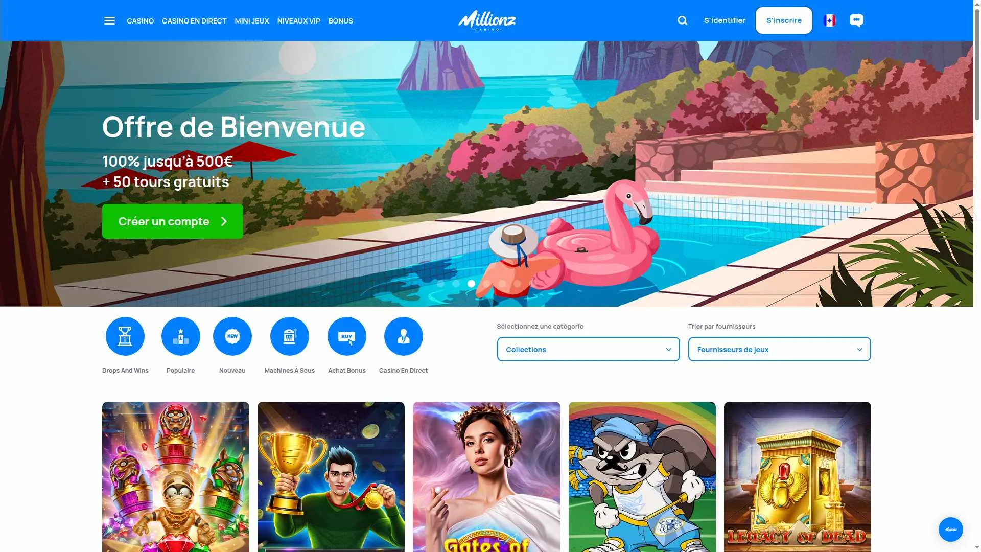 Types de casino en ligne